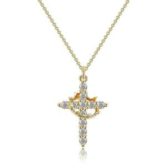 JESUS CROWN CROSS - Pendant