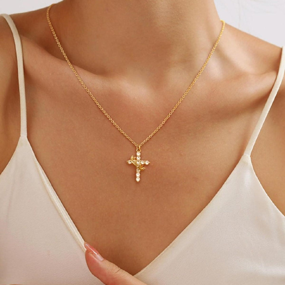 JESUS CROWN CROSS - Pendant
